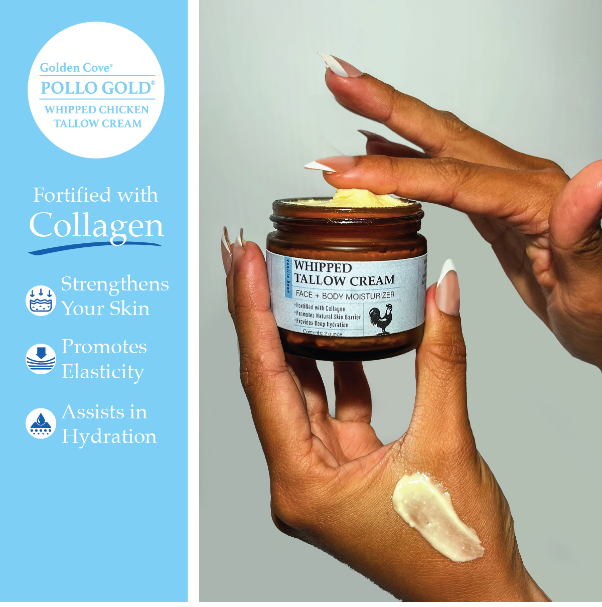 Whipped Chicken Tallow - Vanilla Bean