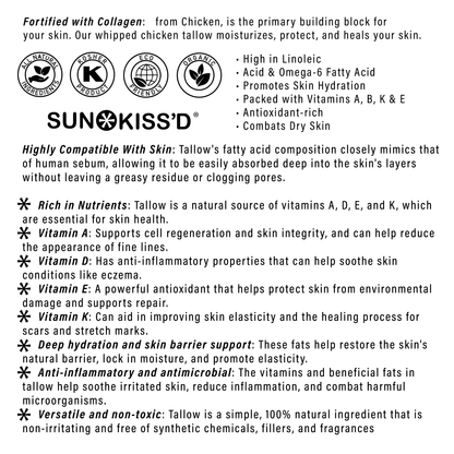 Sun*Kiss'd Tallow Face + Body Balm - 2 Ounce / Lavender Vanilla Bean